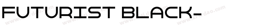 Futurist Black字体转换